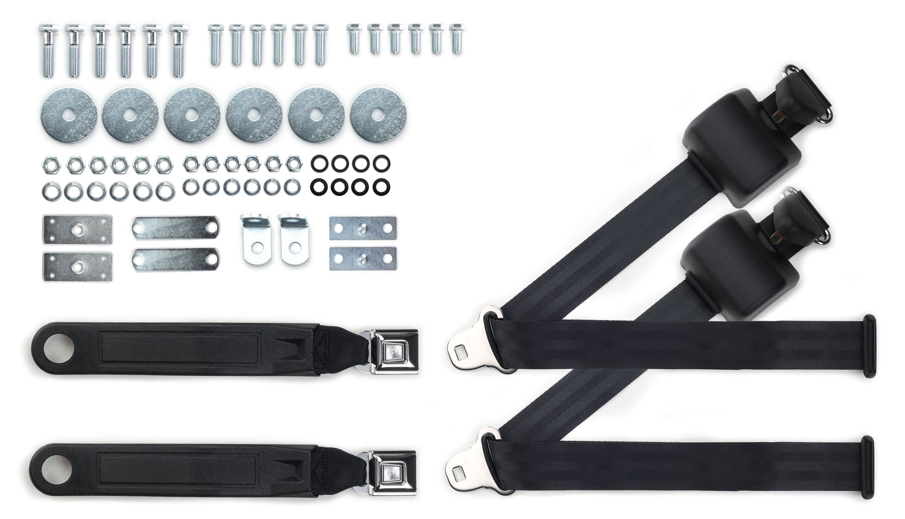 Retractable Lap Belt Anchor Kit for Bench Seat