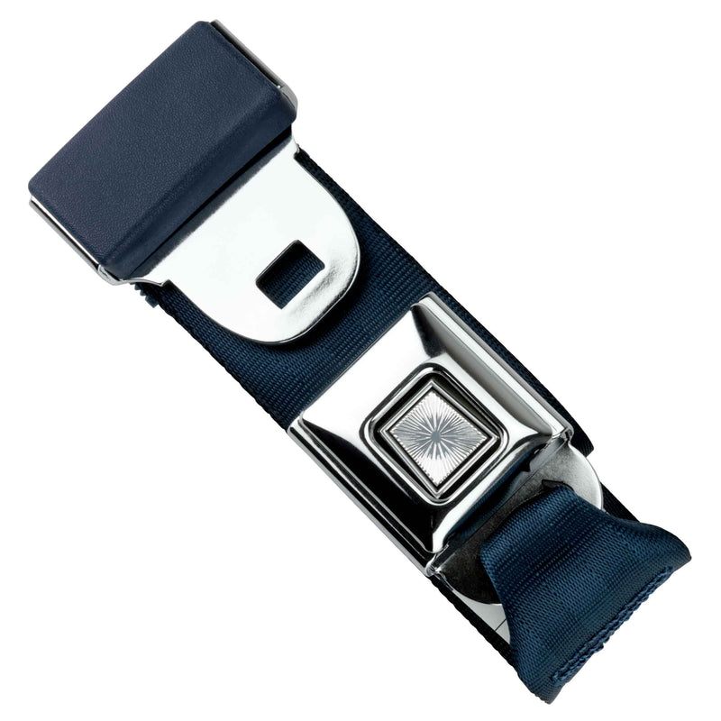 RetroBelt Charcoal Pushbutton Lap Seat Belt 60 w/ Hardware Seatbelt Safety Classic